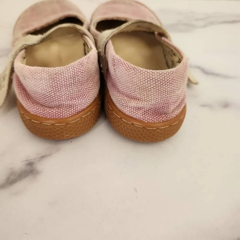 Livie & Luca Carta II light pink fabric mary jane easy to put on minimalist